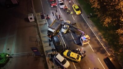İstanbul Beyoğlu’nda makas atarak ilerlediği öne sürülen ve alkollü olduğu