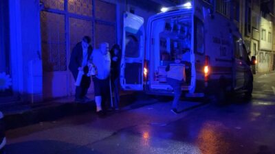 Bursa’nın İnegöl ilçesinde oksijen tüpünün alev alması sonucu 64 yaşındaki