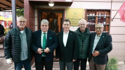 Osmangazi Belediye Başkanı Erkan Aydın, Tuzpazarı Mahallesi’nde vatandaşlar ve esnafla