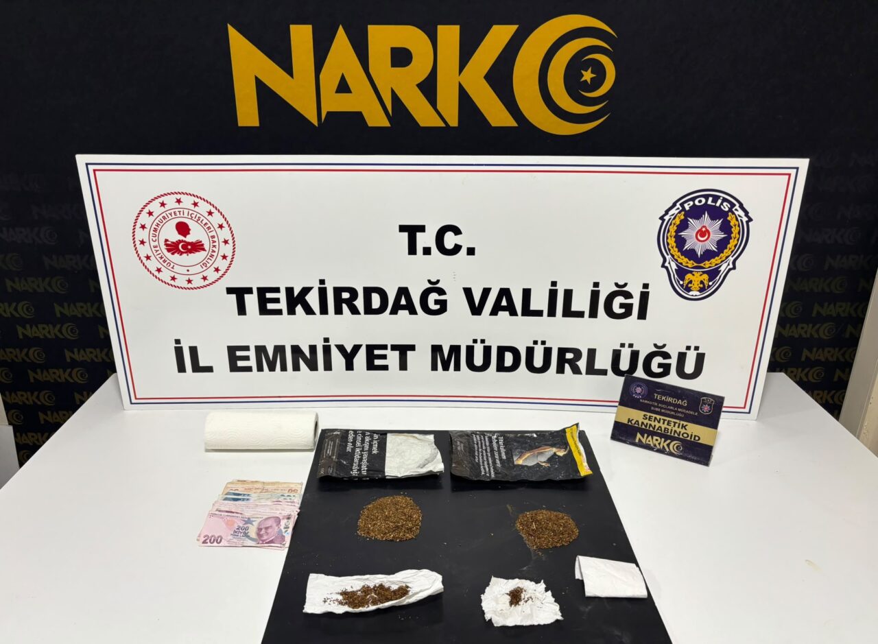Tekirdağ’da 11 ilçede son iki haftada düzenlenen uyuşturucuyla mücadele çalışmalarında