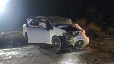 Şarköy’ün Gölcük Mahallesi’nde iki otomobilin çarpışması sonucu bir kişi yaşamını