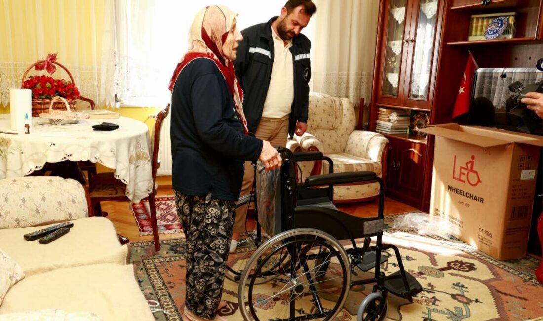  Osmangazi Belediyesi, engelli bireylerin günlük yaşamını kolaylaştırmak amacıyla tekerlekli