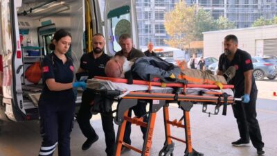 Bursa’nın İnegöl ilçesinde çatı aktarma işi yaptığı sırada düşen 65
