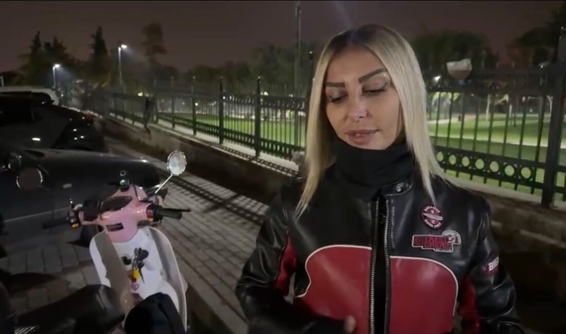 Bursa’da motosikletiyle ilerlerken yardım teklifini reddeden kadın sürücü, yaklaşık 2