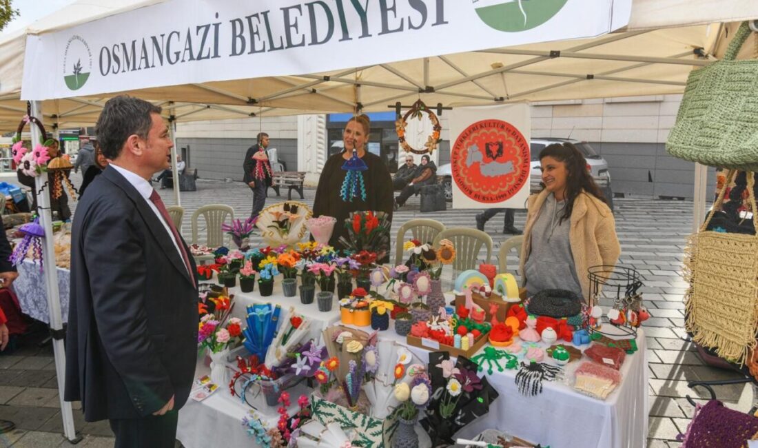 Osmangazi’de Cumhuriyet’in 103’üncü yılı kapsamında düzenlenen Kadın Girişimciler Cumhuriyet Sokağı