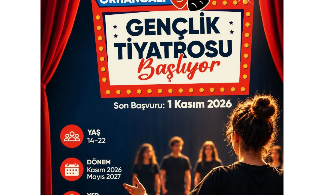 Orhangazi’de gençler tiyatro sahnesine hazırlanıyor Bursa Büyükşehir Belediyesi ve Orhangazi Belediyesi iş birliğiyle hayata geçirilen