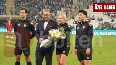  Bursaspor’un Pendikspor’u konuk ettiği karşılaşma öncesinde, Bursaspor İkinci Başkanı