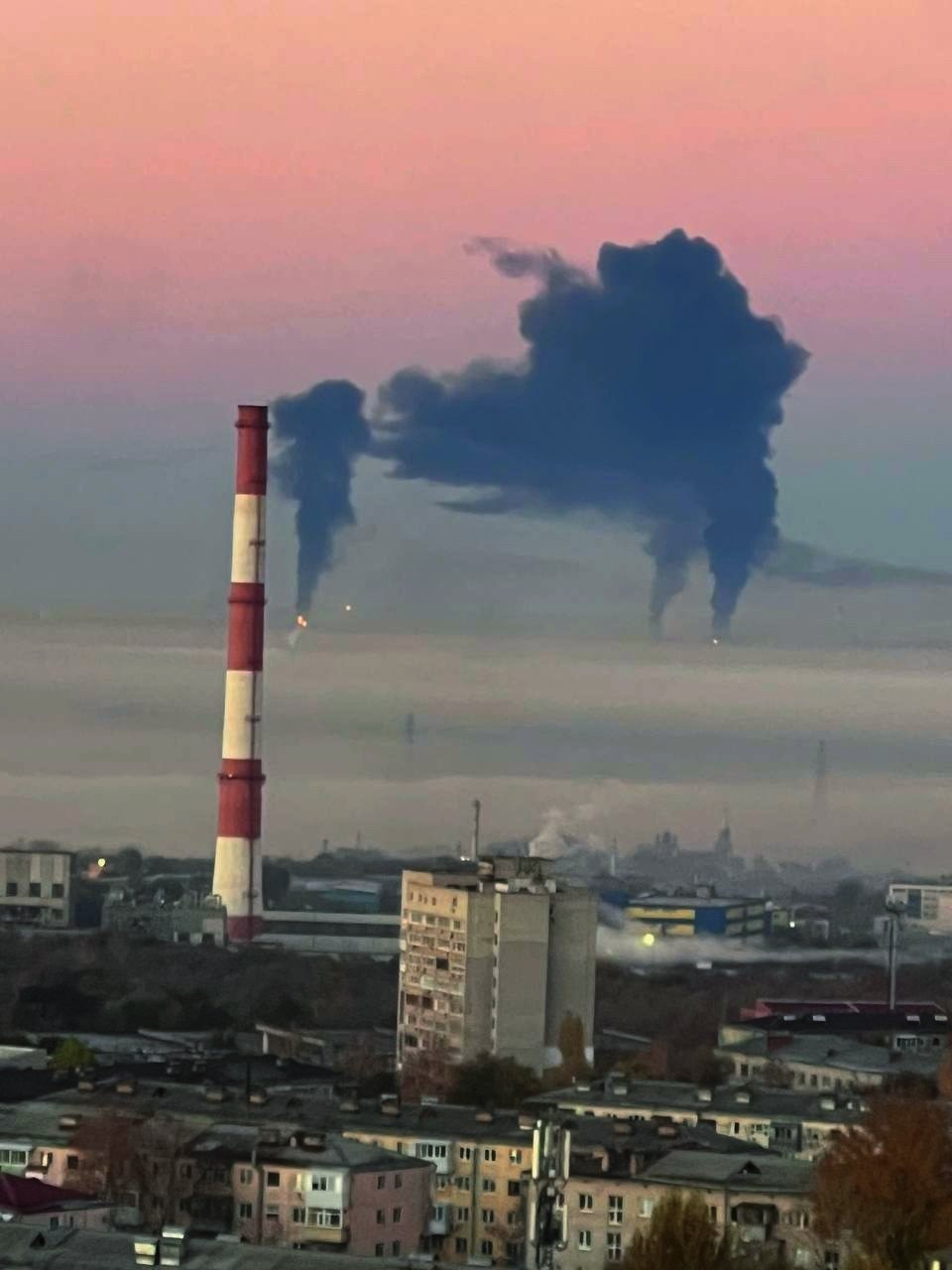 Rusya’nın Samara bölgesindeki Novokuibyshevsk petrol rafinerisinde İnsansız Hava Aracı (İHA)