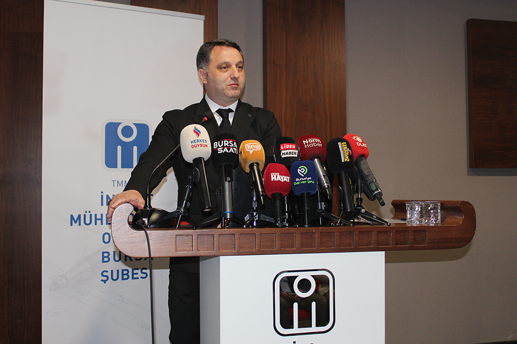 İMO Bursa’dan yapı güvenliği çağrısı: “Yapı Stoğumuzu Bilmiyorsak Deprem Riskimizi de Bilemeyiz” 1 Bülten Medya -