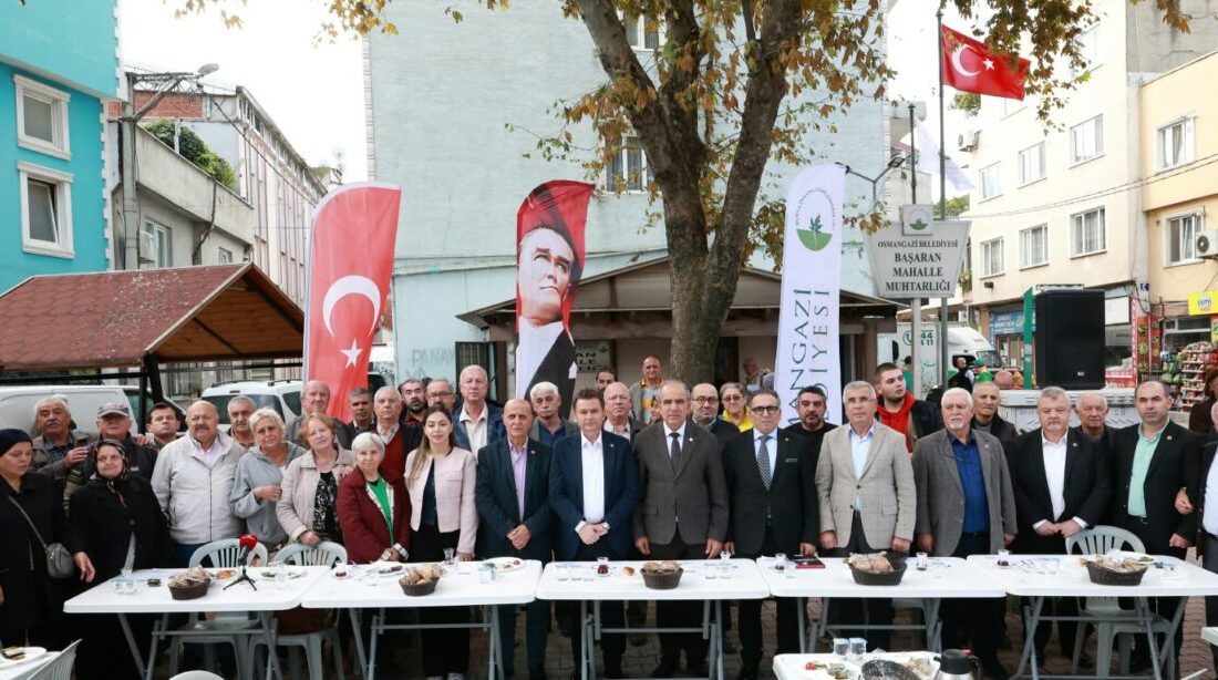 Erkan Aydın Başaran Mahallesi’nde vatandaşlarla buluştu Osmangazi Belediye Başkanı Erkan Aydın, Mahalle Kahvaltıları’nın 53’üncüsünde Başaran Mahallesi