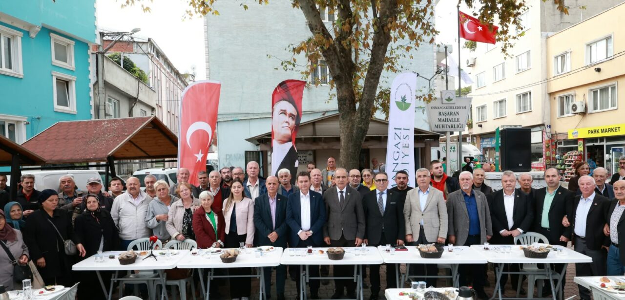 Osmangazi Belediye Başkanı Erkan Aydın, Mahalle Kahvaltıları’nın 53’üncüsünde Başaran Mahallesi