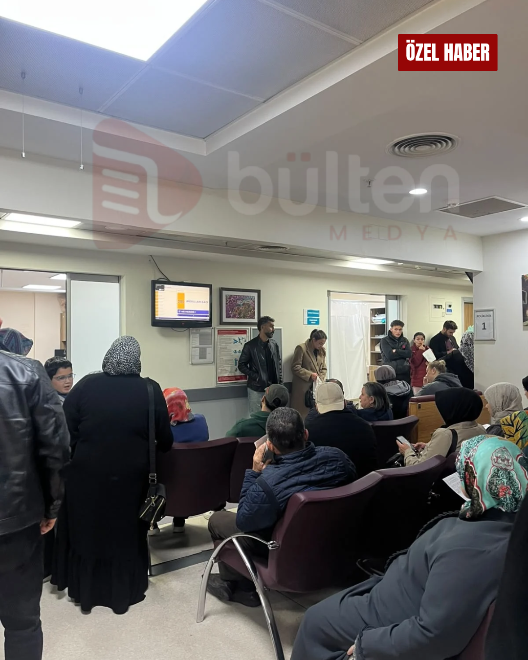 Bursa’da acil serviste yoğunluk: Hastalar sıra bekledi 1 Bülten Medya -