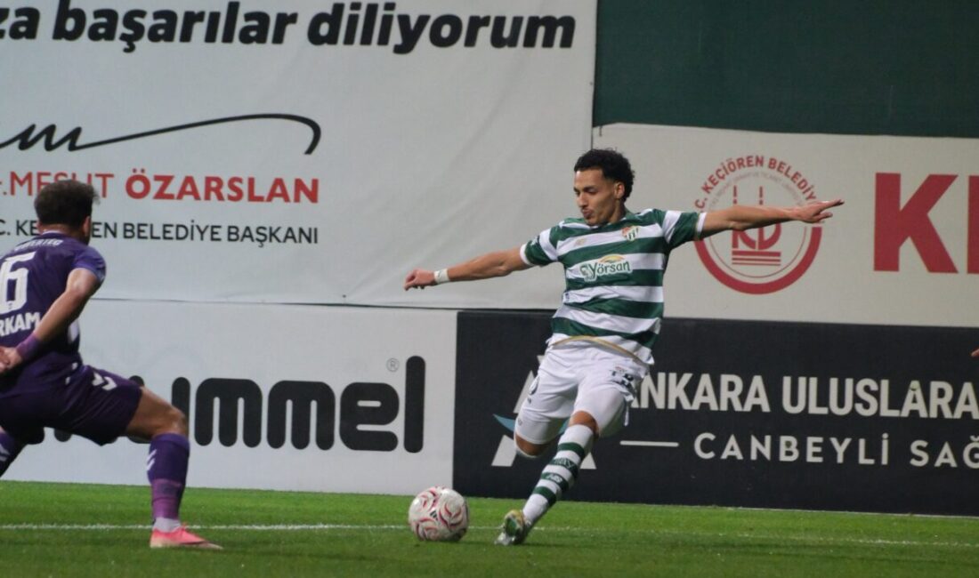 Ankara Keçiörengücü’nü deplasmanda 4-2 mağlup eden Bursaspor, karşılaşmada iki kez