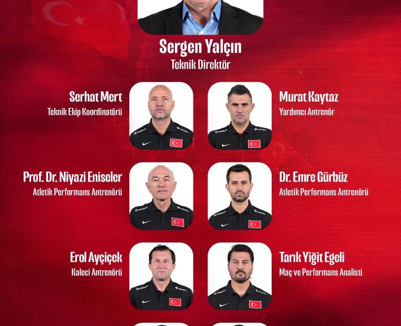A Milli Takım’da Sergen Yalçın’ın teknik ekibi belli oldu A Milli Takım'ın yeni teknik direktörü Sergen Yalçın'ın teknik ekibinde