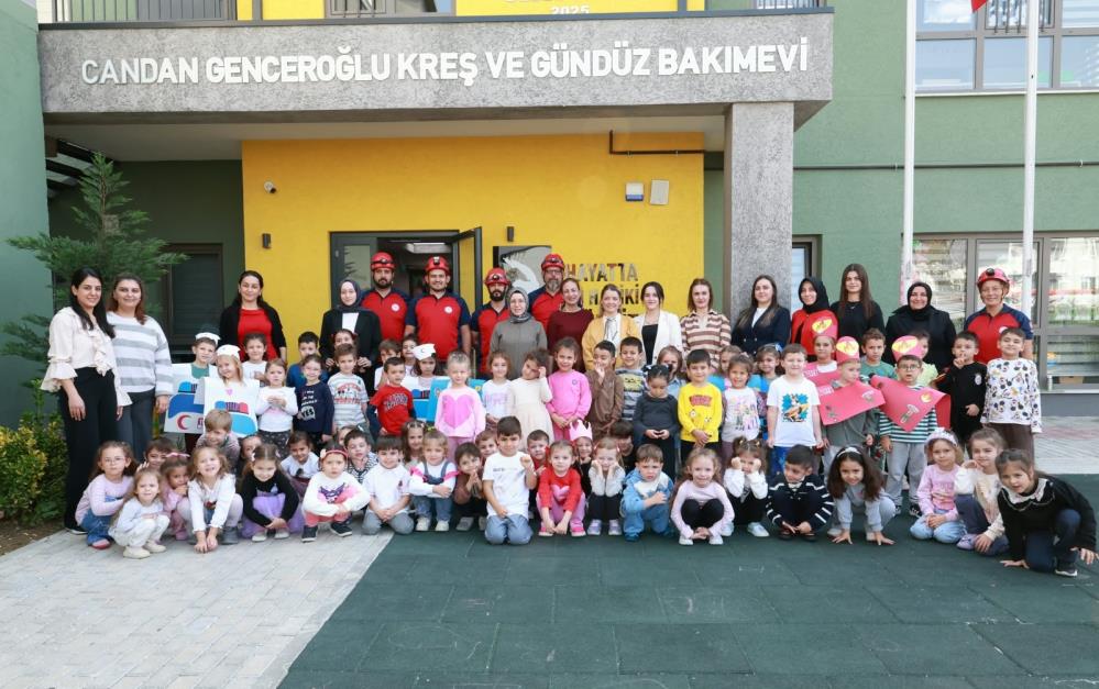 Kreş öğrencileri afetlere karşı bilinçlendirildi 1 Bülten Medya -