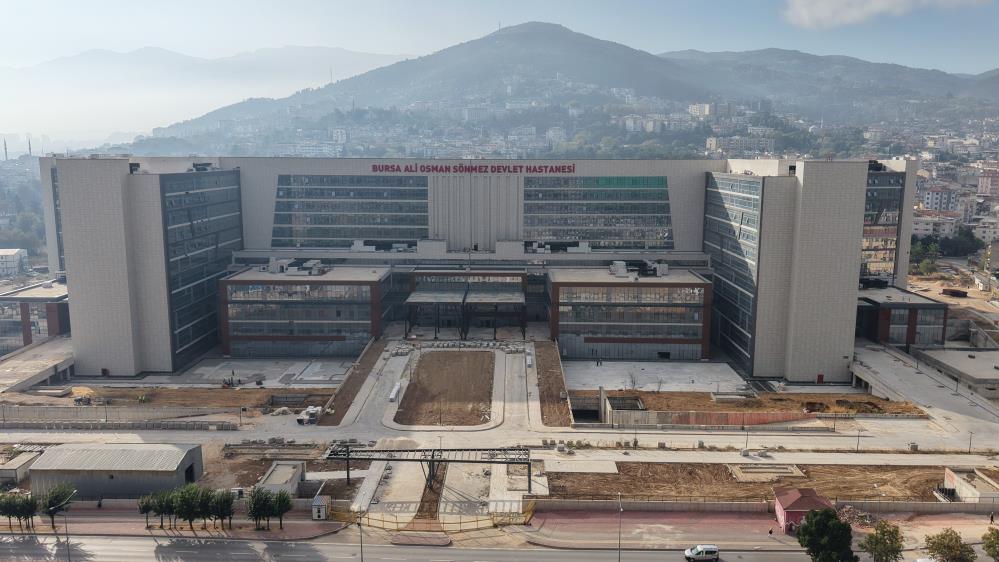 Bursa'da Çekirge Devlet Hastanesi, bin 315 yatak kapasiteli Ali Osman