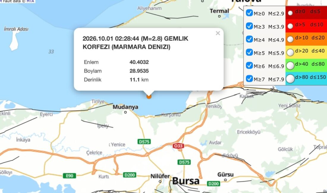 Gemlik'te meydana gelen depremin ardından açıklama yapıldı. Başkan Yıldız yetkilileri