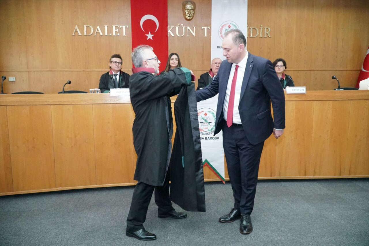 Bursa Barosu’nda Yener Poroy dönemi başladı 1 Bülten Medya -