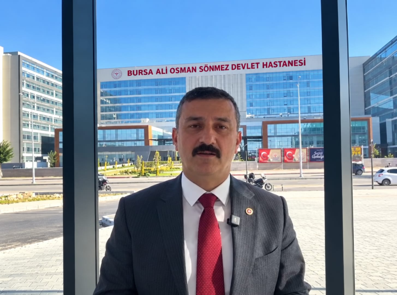 İYİ Parti Bursa Milletvekili Selçuk Türkoğlu, Ali Osman Sönmez Devlet
