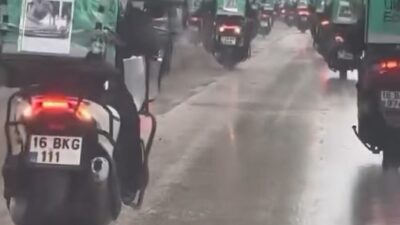 Bursa'da geçtiğimiz ay geçirdiği trafik kazasında ağır yaralanan kurye, dün