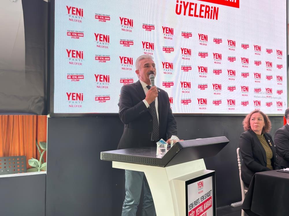 Yeni Parti Bursa İl Başkanı Nihat Yeşiltaş, yapılacak il kurultayı