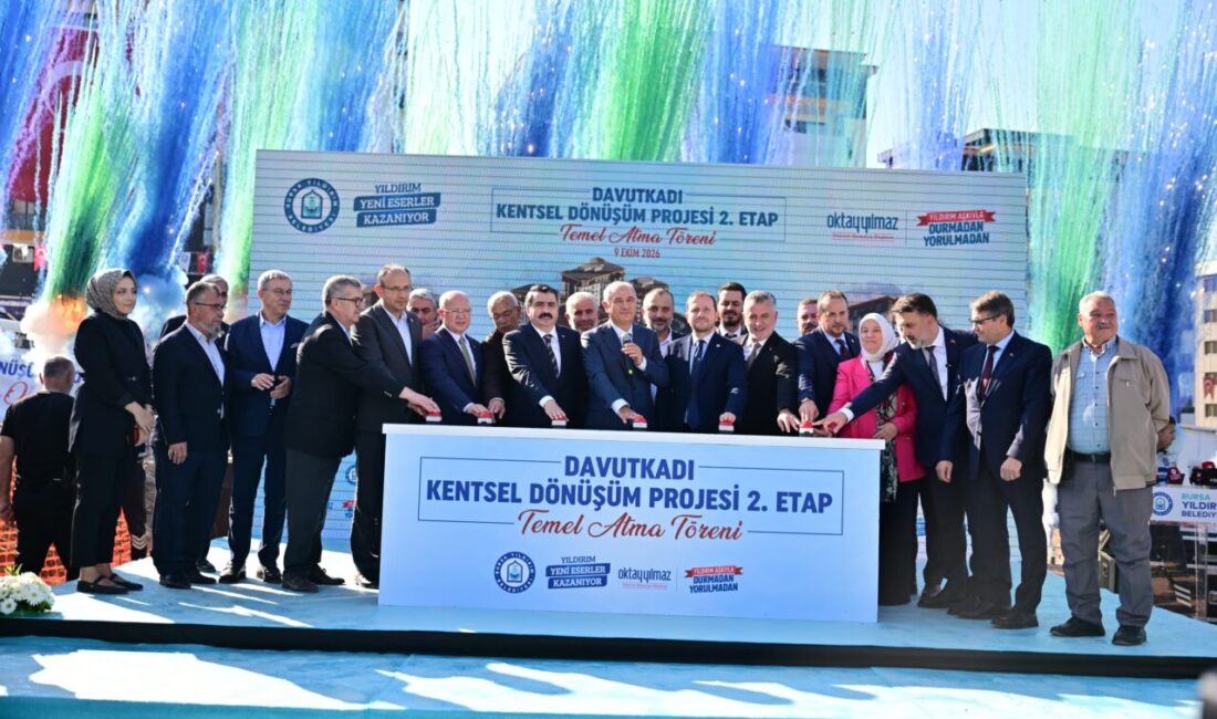 Yıldırım Belediyesi, Davutkadı-Yediselviler bölgesindeki kentsel dönüşüm projesinin ikinci etabının temelini