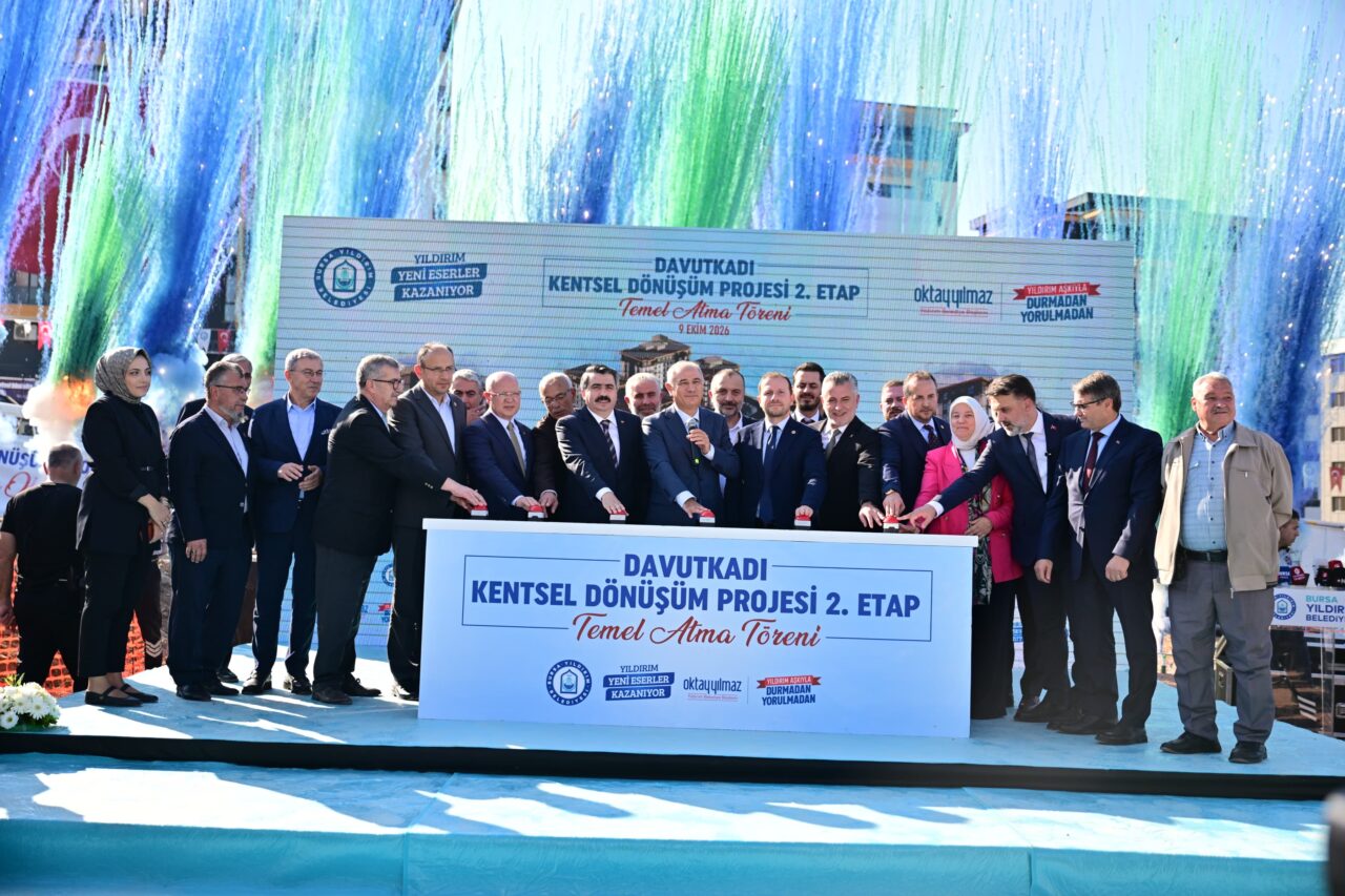 Yıldırım Belediyesi, Davutkadı-Yediselviler bölgesindeki kentsel dönüşüm projesinin ikinci etabının temelini
